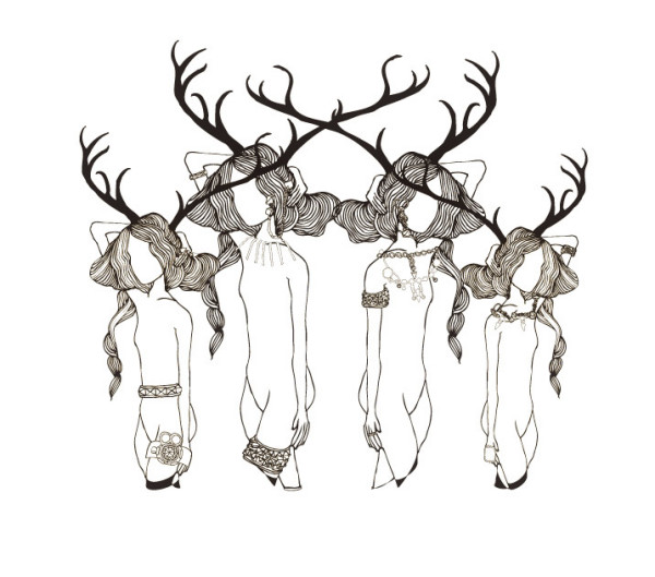 fashion-illustration-cristian-grossi-absolute-zero-2-donne-cervo